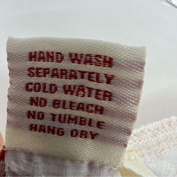 Sundance embroidered eyelet lace tab sleeve lagenlook blouse tunic top M - Picture 10 of 11